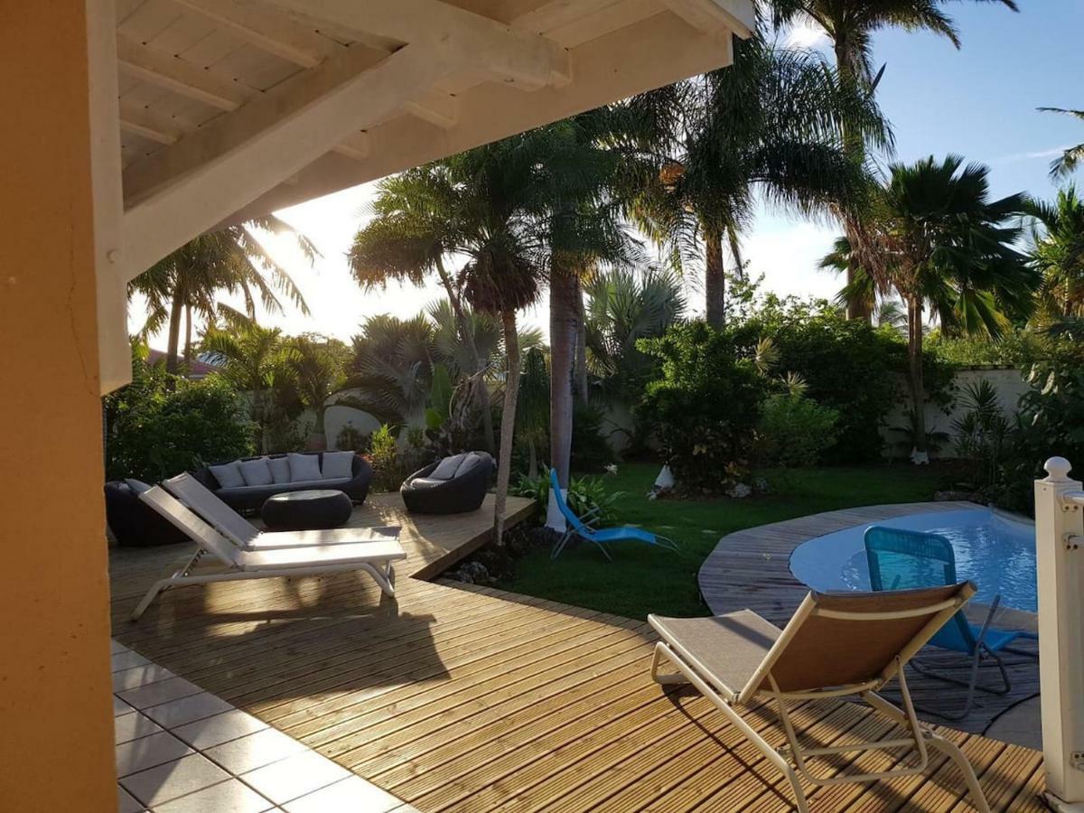 Villa Piscine et Iguanes en bord de mer proche plages marina et golf Saint-Francois  Buitenkant foto