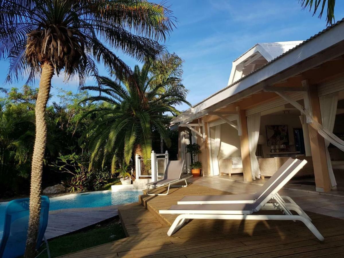 Villa Piscine et Iguanes en bord de mer proche plages marina et golf Saint-Francois  Buitenkant foto