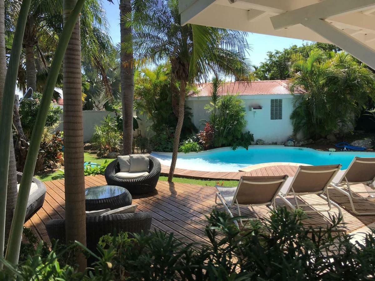 Villa Piscine et Iguanes en bord de mer proche plages marina et golf Saint-Francois  Buitenkant foto